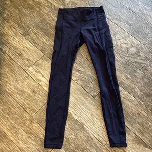 Lululemon navy blue fast and free leggings
